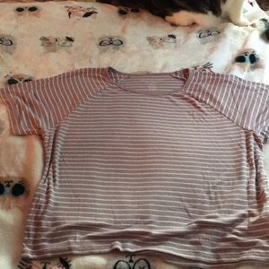 Never worn stretchy crop T-shirt